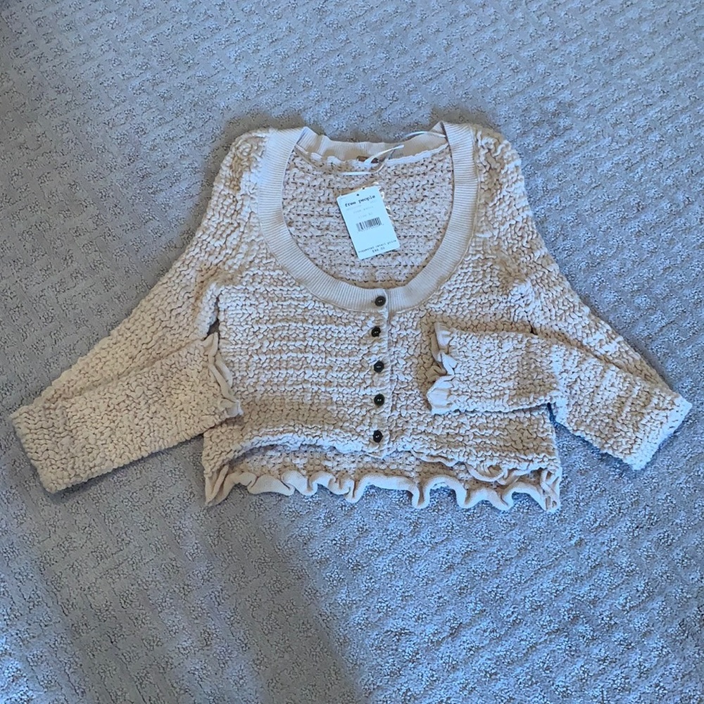 free people sweater new with tags